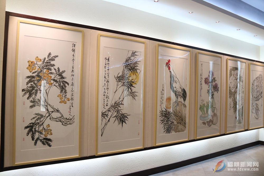 “前進(jìn)之門”迎春書畫展開幕 展覽至元宵節(jié)