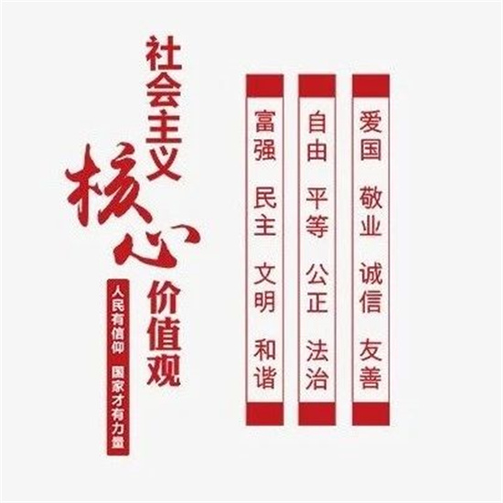 一波動(dòng)圖，巧記24字社會(huì)主義核心價(jià)值觀