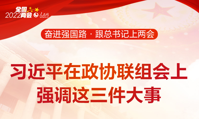 習近平在政協(xié)聯(lián)組會上強調(diào)這三件大事