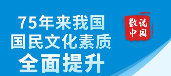 數(shù)說(shuō)中國(guó)丨75年來(lái)我國(guó)國(guó)民文化素質(zhì)全面提升